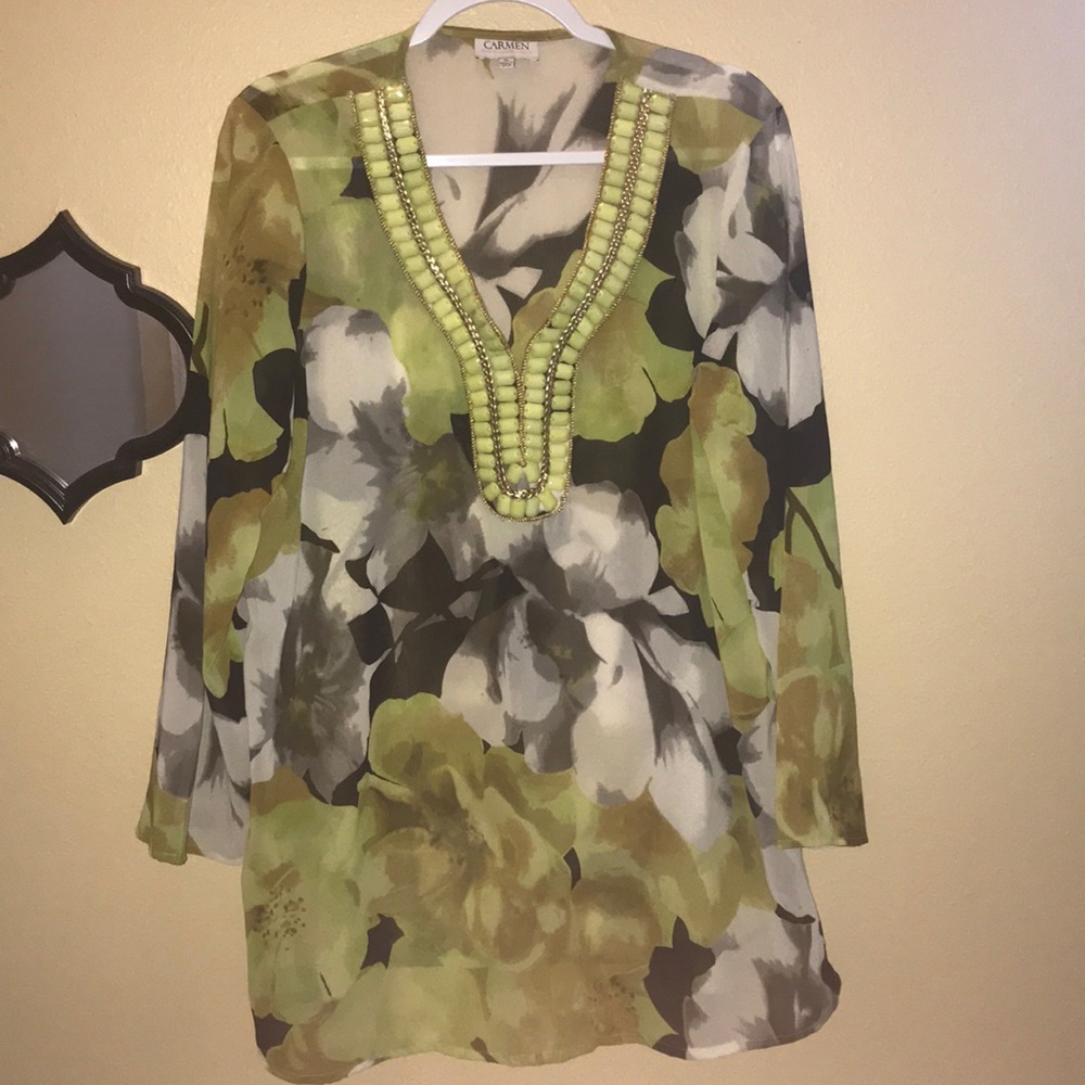 Carmen Marc Valvo top